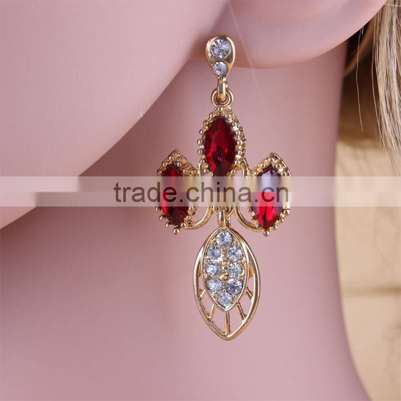 Wholesale Handmade Latest Fashion Big Long Wedding Chandelier Earrings
