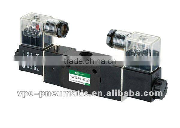 3V series pneumatic directional 2 position 3 port single control solenoid valve