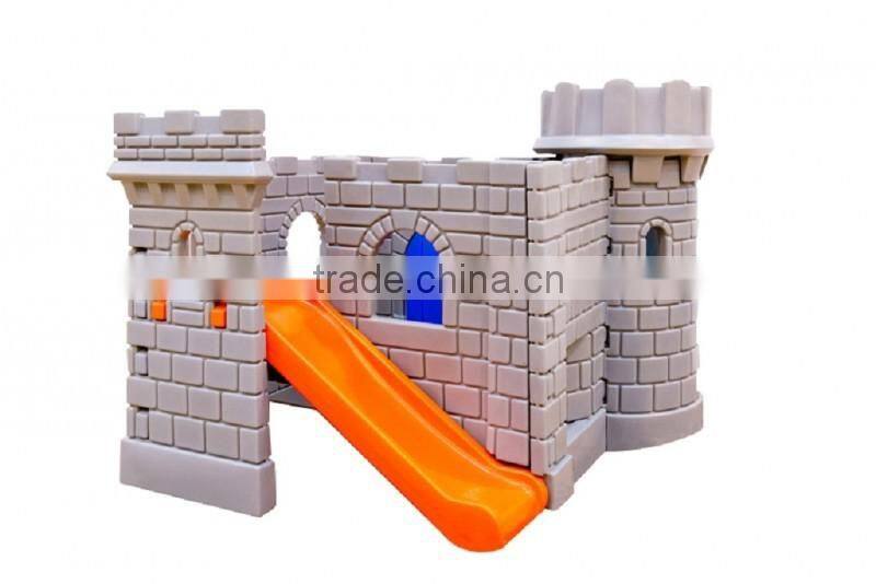 Kids outdoor playground child plastic playyard slides