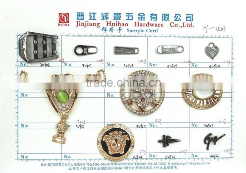 Gold plating metal sandal shoe chain part decoration HB053