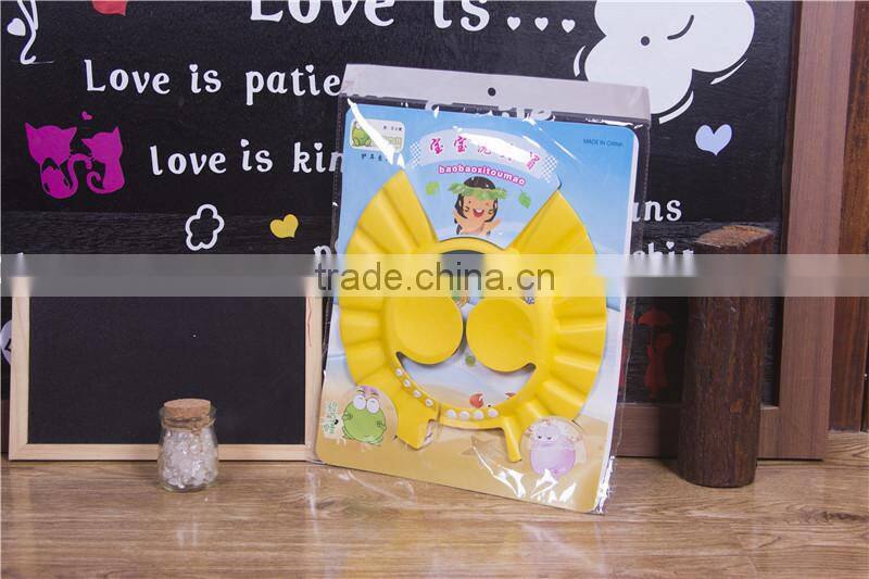 Wholesale Customized EVA Materail Baby Heat Shower Cap, Baby Shampoo Hat