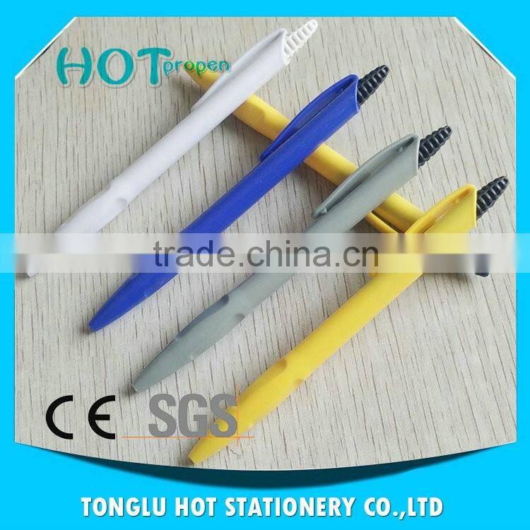 Export products list Solid color barrel and plunger custom logo plastic pen