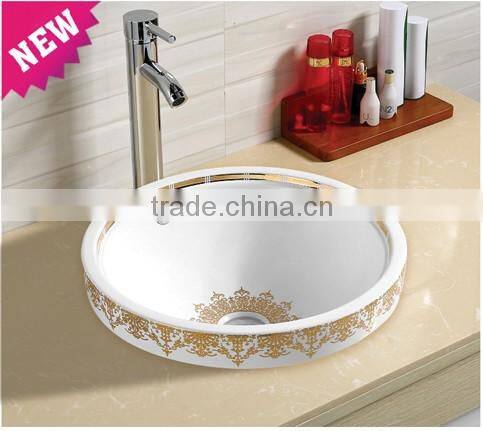 Modern design colour wash basin sink for sale