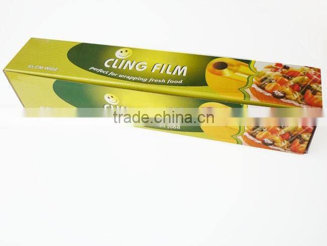 Custom stretch transparent pvc cling film for cooking