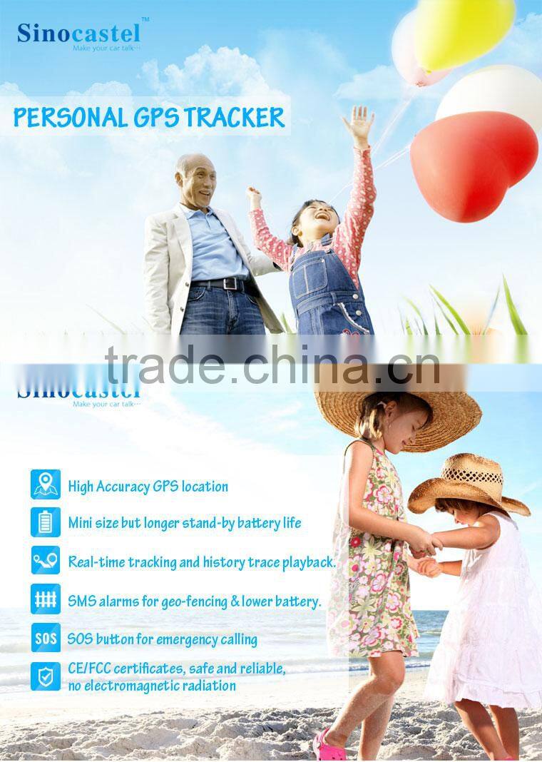 Long battery life mini hidden personal GPS tracker which is used for kids, elders and assets with Android and iOS APP
