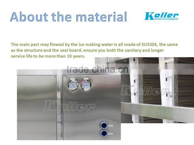 5000KG daily capacity CE Approved Cube Ice Machine Packing System