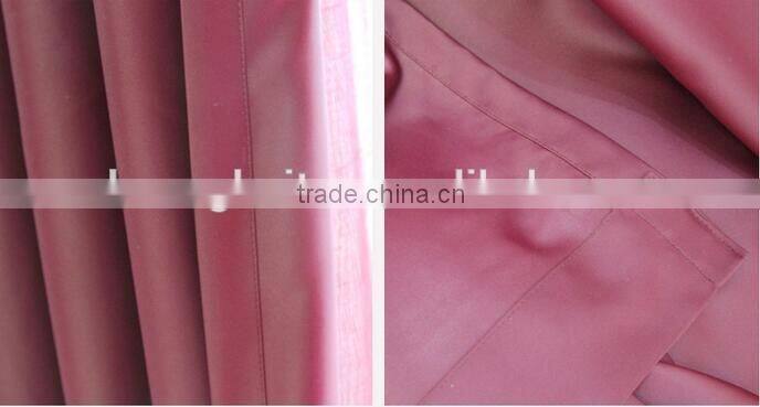 wine red living room blackout curtain