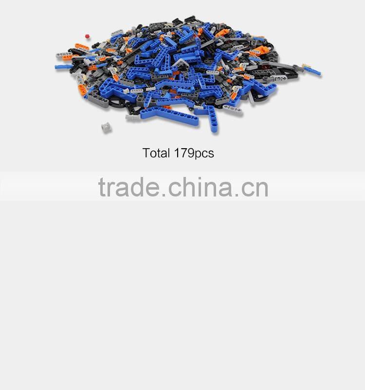 Christmas Puzzle plastic building blocks toy helicopter airplane toy