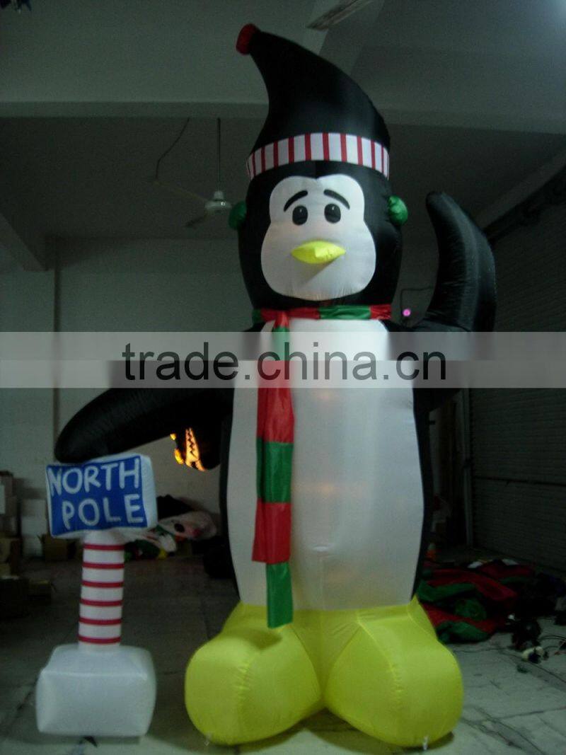 inflatable penguin christmas decoration light up
