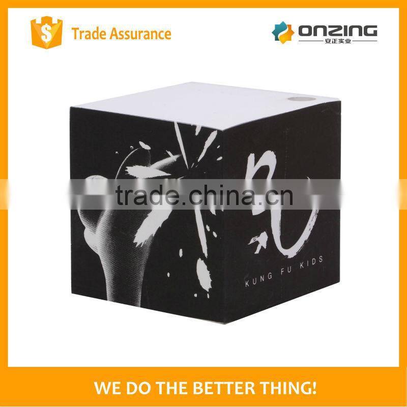 Custom logo printed advertising memo pad with pen