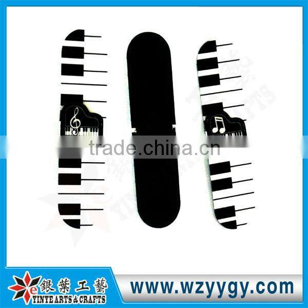 high quality customized pvc bookmark for promotion