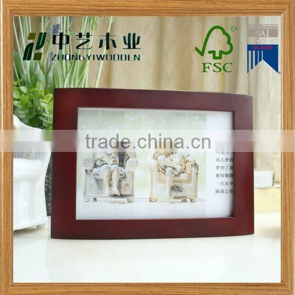 china factory BSCI christmas gift wooden photo pictures frame for students