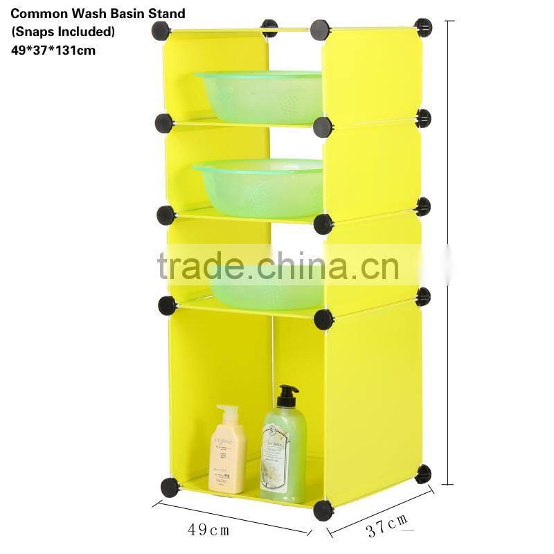 Hot sale bathroom cabinet plastic waterproof storage cabinet