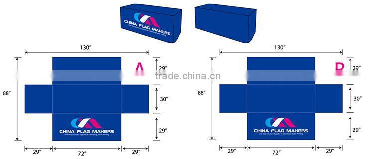 custom logo design 90 fit polyester tablecloth