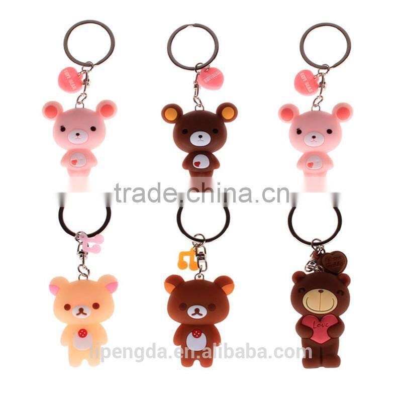 Brand new car shape pvc keychains