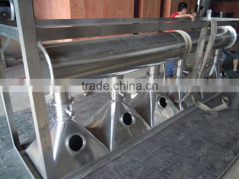 Horizontal fluidizing dryer(drier)