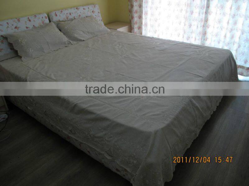 240x260 100%linen handmade bedsheet