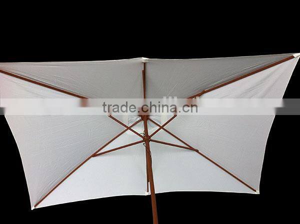 High quality wooden structure wooden umbrella