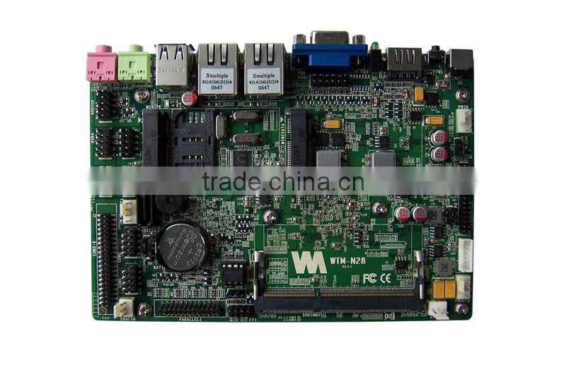 Cheap Mini - ITX VWM-N28 DDR3 12V DC IN laptop Morherboard