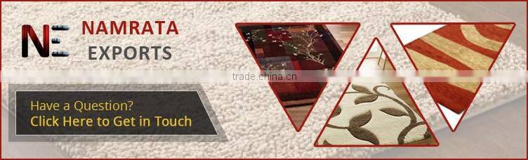 Hand Knotted Indo Nepali Carpet Made with Wool & Silk