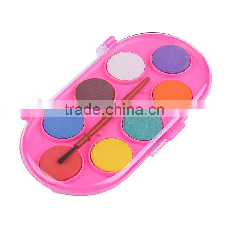 Hot Selling Simply Art Watercolor Cakes 8 Color, Art Manufacturer Wholesale Water Color