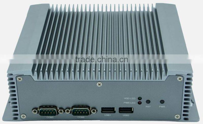 X86 Embedded Fanless Box PC Intel 1037U dual-core CPU MINI Computer