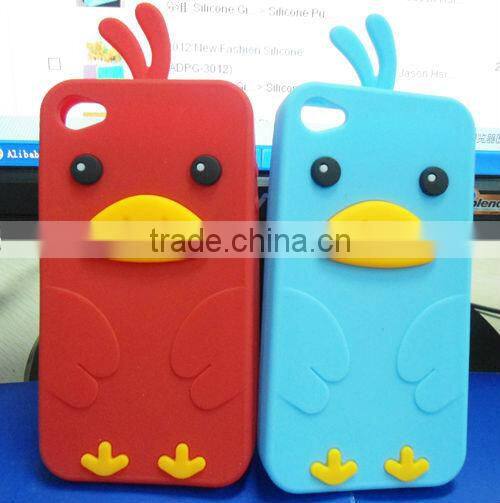 Carton Silicone Animal Case for iPhone 4S