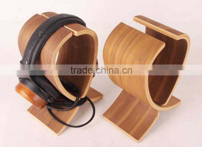 High Quality Wooden Yomega Headphone Stand for wholesale