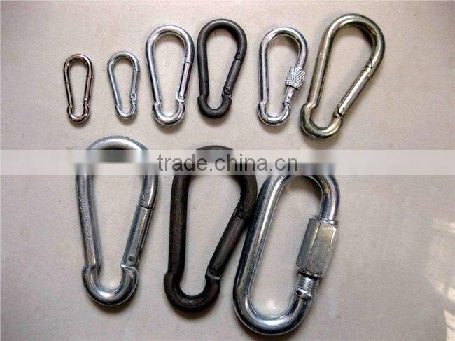 Matel Spring Snap Hook/Snap Shackle/safety snap hook carabiner hook
