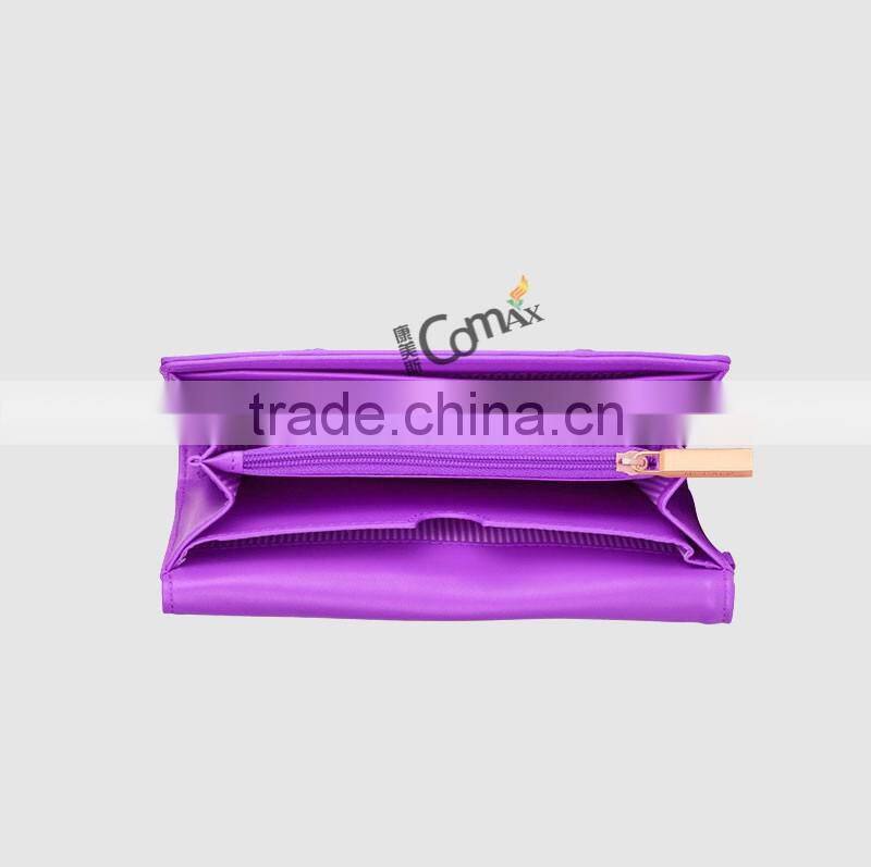 Lead free custom metal zipper puller in rose gold color for wallet