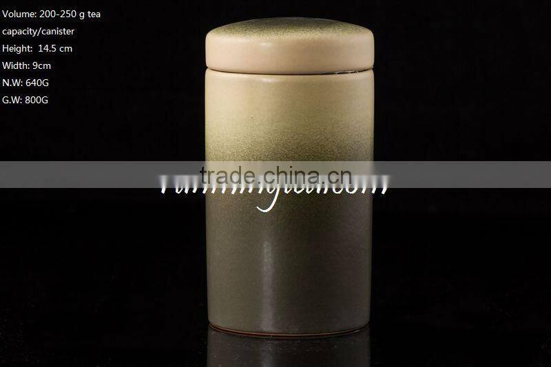 250g Ceramic material Tea Canister Ceramic