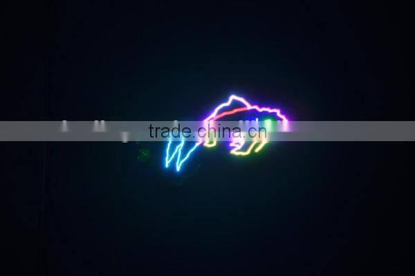New hot sale RGB text animation laser projector