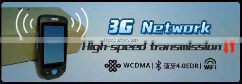 IP67 wireless PDA Android handheld barcode scanner with BT GPS WIFI C3000