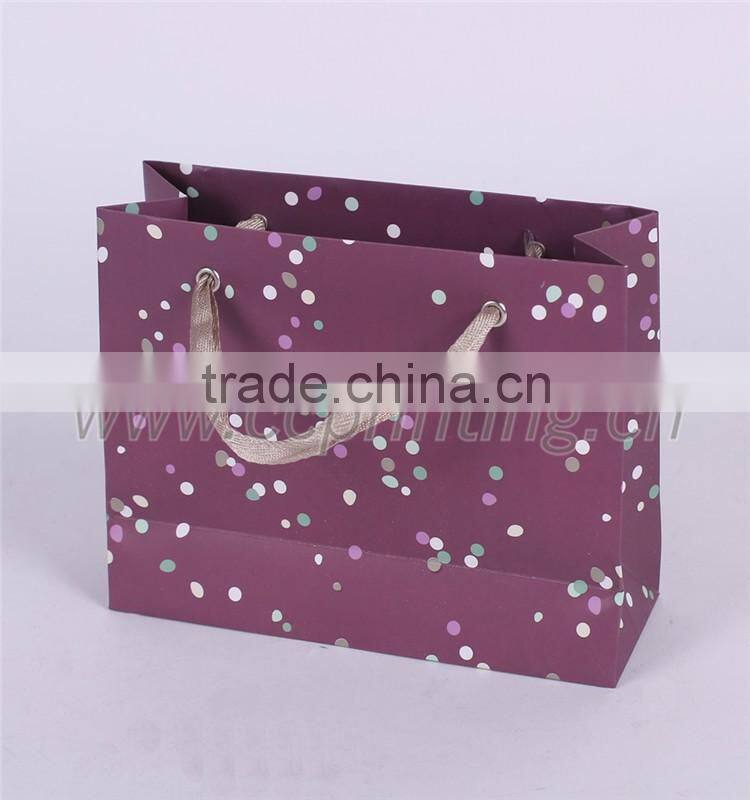 2016 New Luxury Shopping Paper Bag for Cloth