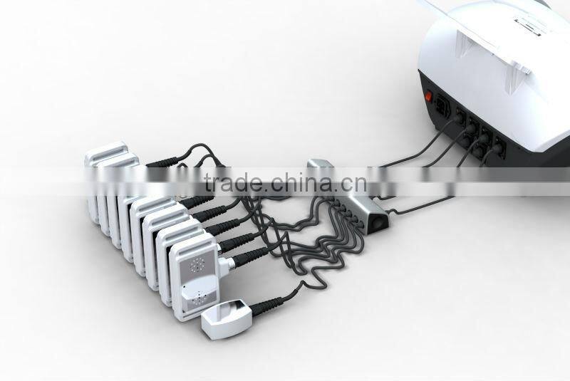 8 big pads and 2 small pads diode laser fat reduction machine