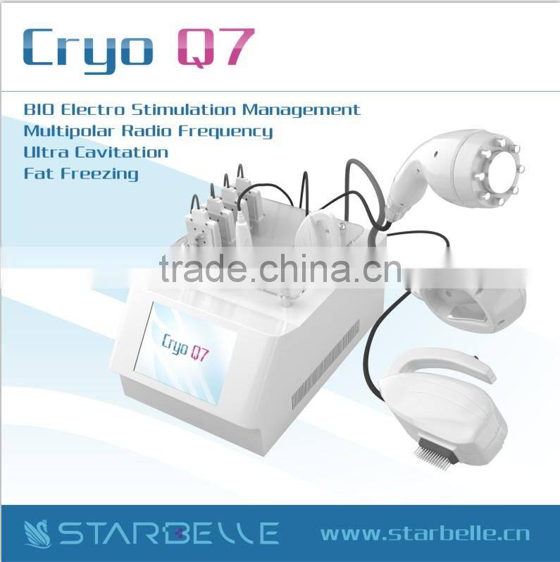 Laser Vacuum fat cooling ultrasonic cavitation machine price - Cool Q7