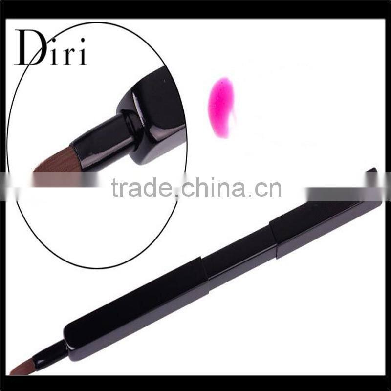 Chinese style lip gloss brush Portable makeup tools Classical telescopic brush