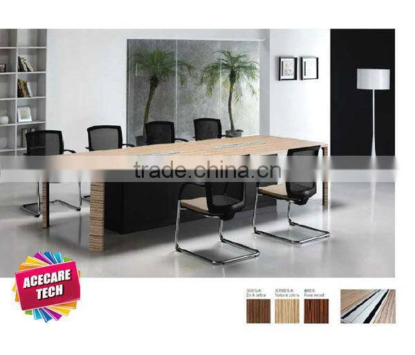 Office furniture/Executive table/Meeting desk/Chromed Stainless Steel luxury office table