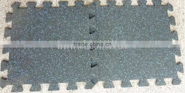 gym rubber tile for interlocking