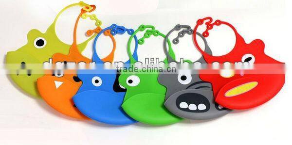 2013 Perfect design food grade silicone baby apron bib