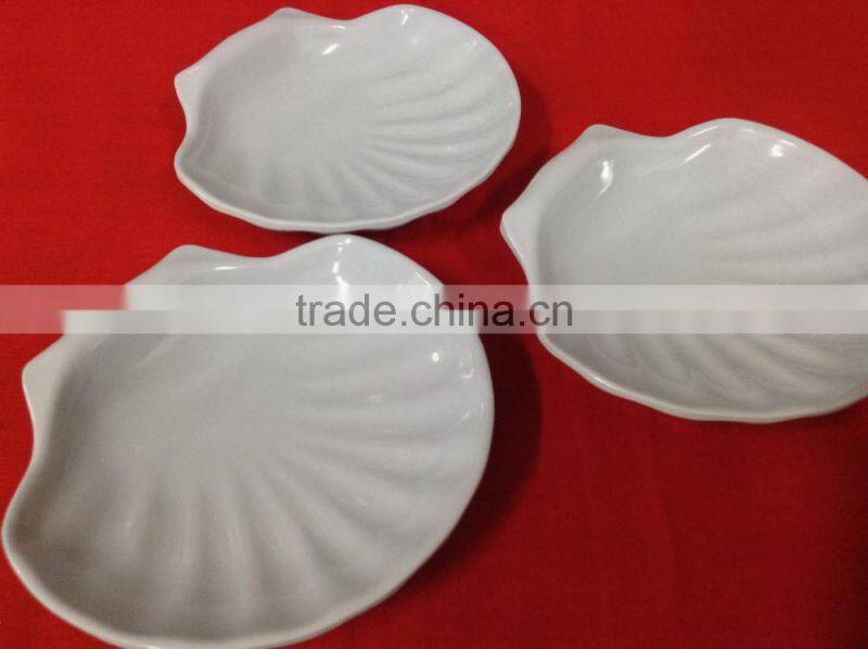Malaysia Made Melamine Shell Shape Sauce Plate