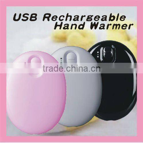 Promotional gift usb rechargeable hand warmer