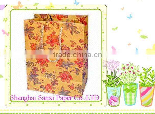 shaped gift package .gift paper shopping bag with ribbon handle