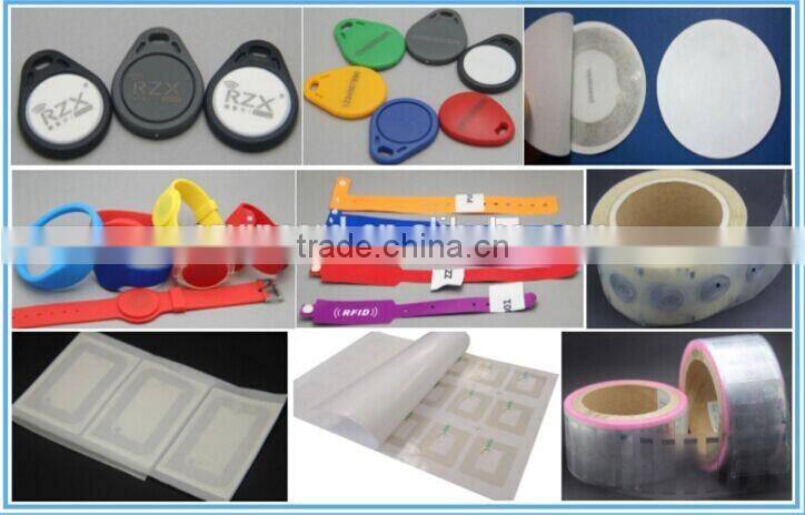 CR80 white blank pvc printable rfid card with UID number printed