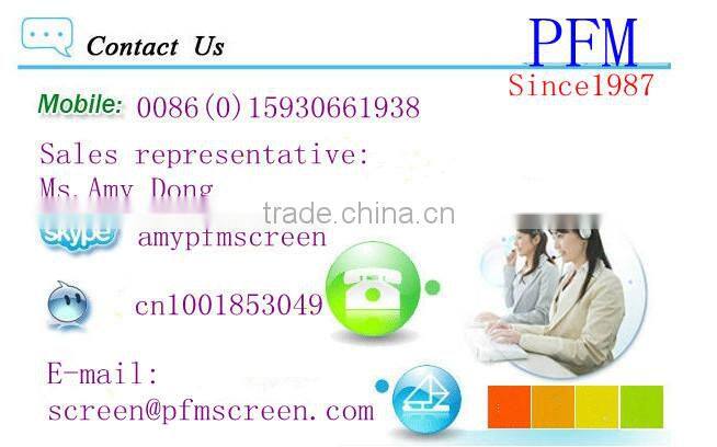 Polyester linear screen, plain woven belt