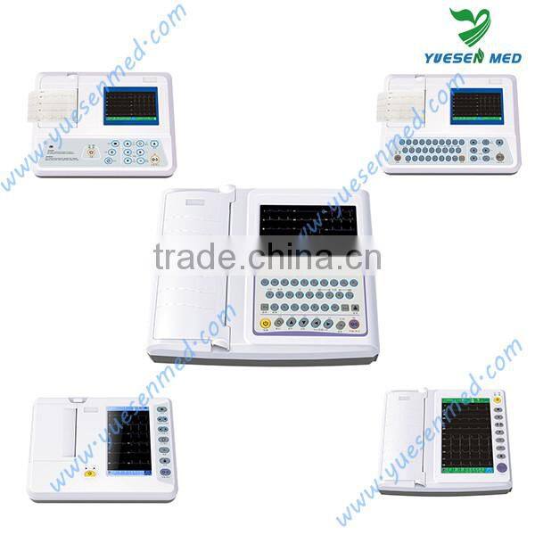 Top Quality Full Keyboard Handheld 12 Channel EKG/ECG Machine
