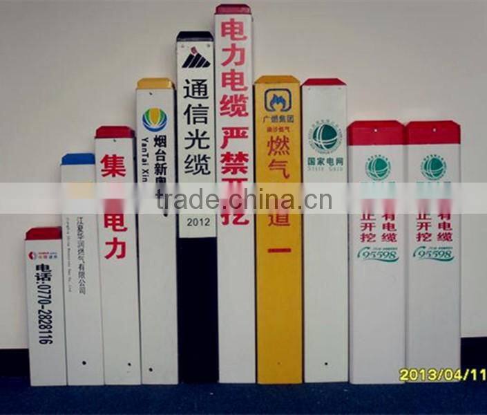 Identifying pile,driveway markers,Warning marking piles