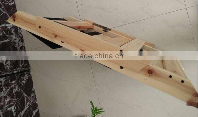 Wood Folding 3-step Dog Stairs and Ramp