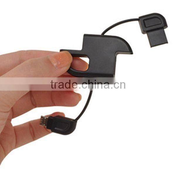 30-pin to USB Keychain Data Sync Cable Charger Connector for iPhone iPad iPod,For Apple iPhone 5 6 Keychain USB Cable Wholesale