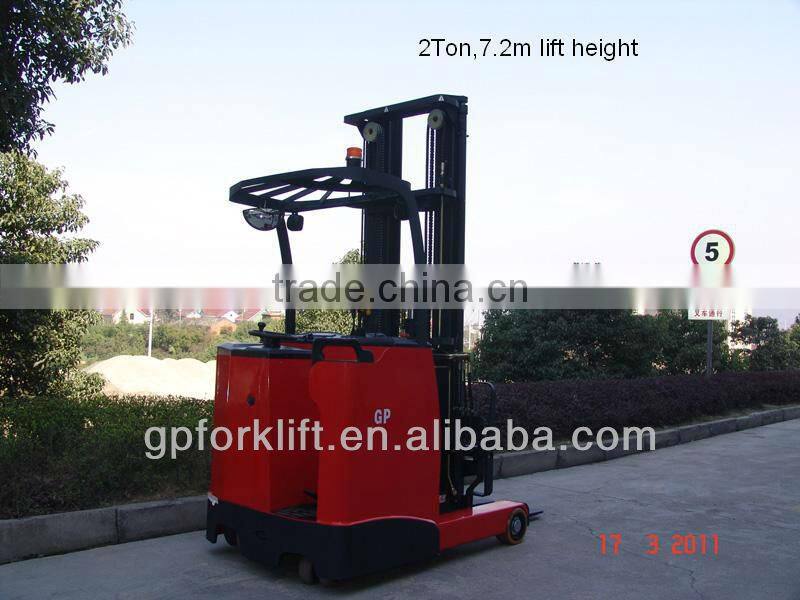 1-2Ton Electric reach truck lift 12m